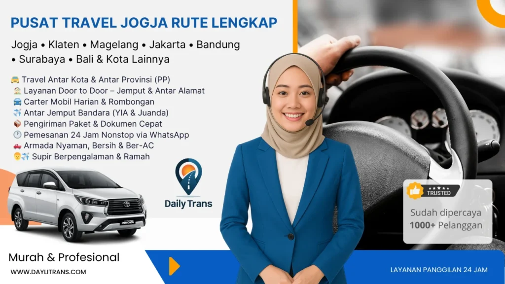 Daily Trans - Travel Jogja - Pusat travel jogja lengkap